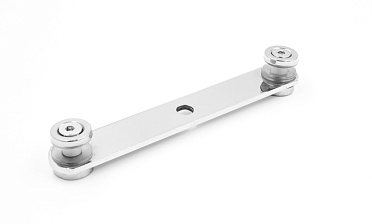 Стеклодержатель пластинчатый штампованный 3хМ8, по центрам 170х4 мм, полированный, шайбы 4 мм штамп., под стекло 6-12 AISI201 k047-6 купить в Тюмени Стеклодержатель пластинчатый штампованный 3хМ8, по центрам 170х4 мм, полированный, шайбы 4 мм штамп., под стекло 6-12 AISI201 k047-6 купить в Тюмени