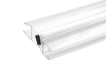 Комплект уплотнителей для стекла в душевую кабину (2 шт.), стекло-стекло 10 мм, с магнитом 135°, 2200 мм t228 купить в Тюмени Комплект уплотнителей для стекла в душевую кабину (2 шт.), стекло-стекло 10 мм, с магнитом 135°, 2200 мм t228 купить в Тюмени