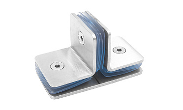 Коннектор для душевой кабины на 3 стекла шлифованный t727-2 SSS  купить в Тюмени