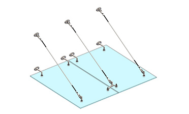 Комплект фурнитуры для козырька 1500х1800 (на вантах/тягах) k671-15-18 купить в Тюмени Комплект фурнитуры для козырька 1500х1800 (на вантах/тягах) k671-15-18 купить в Тюмени