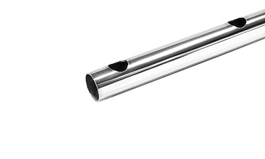 Труба AISI 304 25х1х6000, с перфорацией под  Ø12, 90°, GRIT 600 837-2 купить в Тюмени Труба AISI 304 25х1х6000, с перфорацией под  Ø12, 90°, GRIT 600 837-2 купить в Тюмени