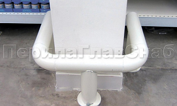 Отбойник для автомобилей из черного металла в Тюмени. Готовые проекты ПерилаГлавСнаб