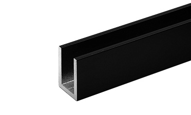 П-образный профиль 19x13, L=2200, алюминий ,черный t756 BL купить в Тюмени  П-образный профиль 19x13, L=2200, алюминий ,черный t756 BL купить в Тюмени