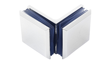 Коннектор для душевой кабины стекло-стекло 90°, 45х45, полированный, t735 PSS купить в Тюмени Коннектор для душевой кабины стекло-стекло 90°, 45х45, полированный, t735 PSS купить в Тюмени