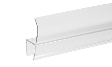 Уплотнитель для стекла 8 мм, стекло-стекло 2200 мм, прозрачный t204-2 купить в Тюмени
