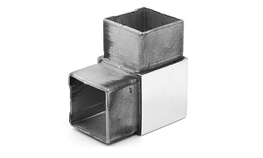 Поворот поручня 40х40 мм, нержавеющая сталь AISI 304, полированная k365 купить в Тюмени