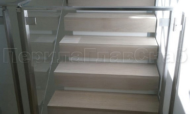 Зажимные одностворчатые калитки из нержавеющей стали со стеклом купить в Тюмени