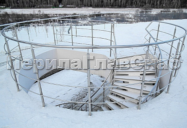 Готовые комплекты перил для лестниц купить в Тюмени