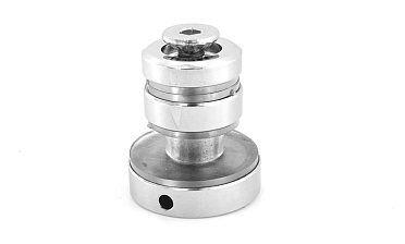 Крепление трека 30х10 к стеклу, AISI 304 полированная t449 PSS купить в Тюмени