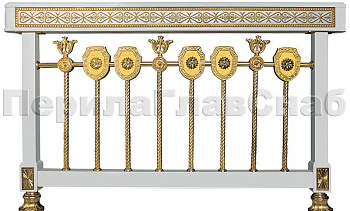 Латунные ограждения лестниц серия – Палладий XL01-1 в Тюмени. Готовые проекты ПерилаГлавСнаб