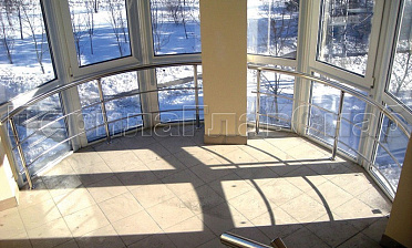 Ригельное ограждение для панорамных окон купить в Тюмени