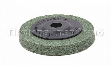 (Расходн.) круг абразивный из нетканого материала 100х12 мм, Grit 240-280 (на тарелке), зеленый k424-3 купить в Тюмени