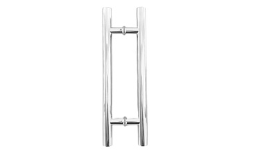 Ручка для стеклянной двери рейлинг двухсторонняя для стекла 8-12 мм, 32х625х800 мм, полировка t633-800 PSS купить в Тюмени Ручка для стеклянной двери рейлинг двухсторонняя для стекла 8-12 мм, 32х625х800 мм, полировка t633-800 PSS купить в Тюмени