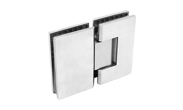 Петля для душевой кабины стекло-стекло 180° 90х55 мм AISI 304 шлифованная t303-2 SSS купить в Тюмени Петля для душевой кабины стекло-стекло 180° 90х55 мм AISI 304 шлифованная t303-2 SSS купить в Тюмени