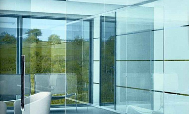 Стеклянные офисные перегородки на алюминиевом профиле купить в Тюмени