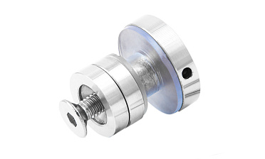 Крепление трека к стеклу AISI 304 шлифованное t449 SSS  купить в Тюмени Крепление трека к стеклу AISI 304 шлифованное t449 SSS  купить в Тюмени