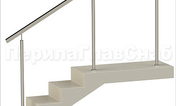 Нержавеющие ограждения без ригелей с квадратным поручнем в Тюмени. Готовые проекты ПерилаГлавСнаб Нержавеющие ограждения без ригелей с квадратным поручнем в Тюмени. Готовые проекты ПерилаГлавСнаб