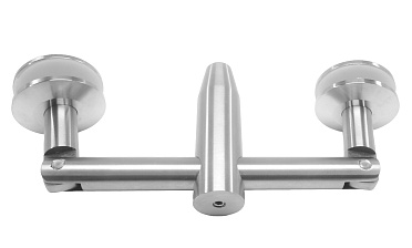 Крепление двойное с рутелями к стене, AISI 304 k629 купить в Тюмени