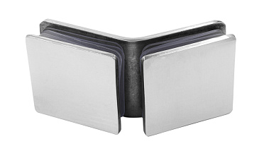 Коннектор для душевой кабины стекло-стекло 135° 45х45 мм полированный t726-2 PSS  купить в Тюмени