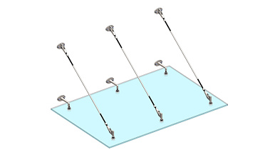 Комплект фурнитуры для козырька 1200х1800 (на вантах/тягах) k671-12-18м купить в Тюмени Комплект фурнитуры для козырька 1200х1800 (на вантах/тягах) k671-12-18м купить в Тюмени