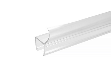 Уплотнитель для стекла в душевую кабину 10 мм, 135°, стекло-стекло 2200 мм t223 купить в Тюмени Уплотнитель для стекла в душевую кабину 10 мм, 135°, стекло-стекло 2200 мм t223 купить в Тюмени