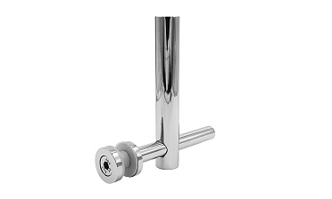 Спайдерный стеклодержатель для стекла 10 мм (5+5 мм), регулируемый, полированный (AISI 304) k213 купить в Тюмени