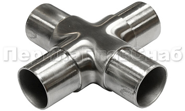 Соединение поручня Ø38.1 мм, крестовина (AISI 304) k360 купить в Тюмени