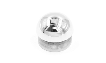 Заглушка литая сферическая на трубу Ø42.4х1.5 мм (AISI 304) полированная k272  купить в Тюмени