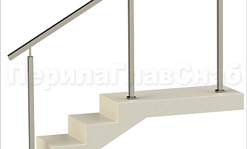 Ограждения без ригелей с квадратным поручнем и квадратными стойками в Тюмени. Готовые проекты ПерилаГлавСнаб Ограждения без ригелей с квадратным поручнем и квадратными стойками в Тюмени. Готовые проекты ПерилаГлавСнаб