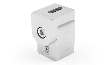 Держатель труба-стена, регулируемый, Ø19 мм, нерж., шлифованный t908 SSS купить в Тюмени