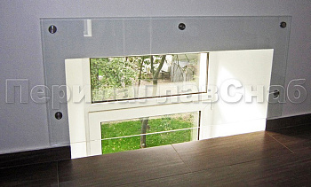 Ограждение со стеклом для окон в Тюмени. Готовые проекты ПерилаГлавСнаб