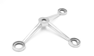 Спайдер-200мм Y-образный 3х26х38, 1х18х36/40мм, нагрузки: 1кН, 2кН (AISI 304) k288-Y купить в Тюмени Спайдер-200мм Y-образный 3х26х38, 1х18х36/40мм, нагрузки: 1кН, 2кН (AISI 304) k288-Y купить в Тюмени