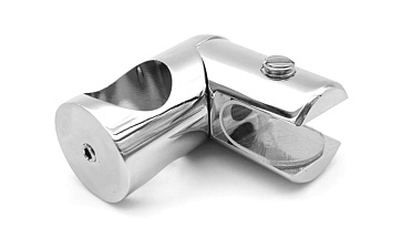 Держатель стекла сквозной боковой, для трубы 19 мм, полированный, t912 PSS купить в Тюмени Держатель стекла сквозной боковой, для трубы 19 мм, полированный, t912 PSS купить в Тюмени