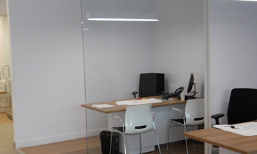 Стеклянные перегородки - вариант 8 купить в Тюмени