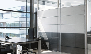 Стеклянные перегородки - вариант 7 купить в Тюмени