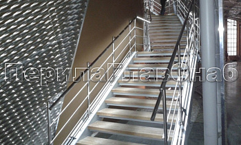 Нержавеющие перила и ограждения с подсветкой в Тюмени. Готовые проекты ПерилаГлавСнаб