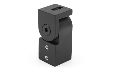 Держатель труба-стена, регулируемый, Ø19 мм, нерж., черный t908 BL купить в Тюмени Держатель труба-стена, регулируемый, Ø19 мм, нерж., черный t908 BL купить в Тюмени