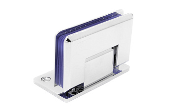 Петля для душевой кабины стена-стекло 90° с односторонним креплением, 90*55, цинк, полированная t305 PZn купить в Тюмени Петля для душевой кабины стена-стекло 90° с односторонним креплением, 90*55, цинк, полированная t305 PZn купить в Тюмени