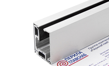 Комплект зажимного профиля для стекла 8-12 мм, анодированный, L=3000 мм т40-3 AL купить в Тюмени