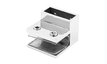 Коннектор торцевой труба-стекло, для трубы 30х10, полированный t467 PSS купить в Тюмени Коннектор торцевой труба-стекло, для трубы 30х10, полированный t467 PSS купить в Тюмени