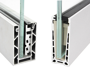 Алюминиевый профиль для стекла зажимной купить в Тюмени
