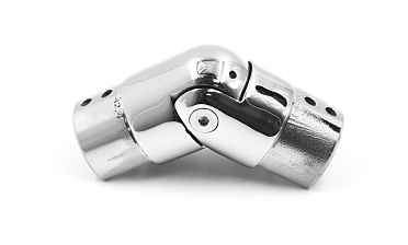 Соединитель поручня с пазом регулируемый, d=42,4 мм, полированный, AISI304 k195 купить в Тюмени