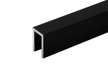 П-образный профиль 19x13, L=2200, алюминий ,черный, уценка t756 BL-У купить в Тюмени П-образный профиль 19x13, L=2200, алюминий ,черный, уценка t756 BL-У купить в Тюмени