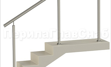 Нержавеющие ограждения без ригелей с квадратными стойками купить в Тюмени