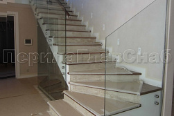 Ограждения лестничных маршей в Тюмени. Готовые проекты ПерилаГлавСнаб - фото 9