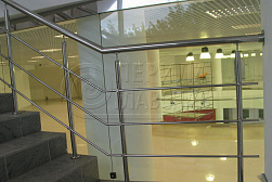 Ограждение на окна из нержавеющей стали в Тюмени. Готовые проекты ПерилаГлавСнаб - фото 8