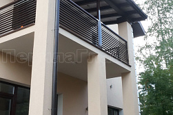 Перила и ограждения из нержавейки и дерева в Тюмени. Готовые проекты ПерилаГлавСнаб - фото 12