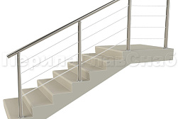 Тросовые ограждения в Тюмени. Готовые проекты ПерилаГлавСнаб - фото 1