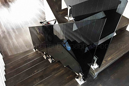 Ограждения лестничных маршей в Тюмени. Готовые проекты ПерилаГлавСнаб - фото 12