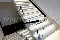 Ограждения лестничных маршей в Тюмени. Готовые проекты ПерилаГлавСнаб - фото 8